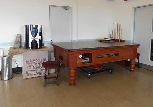 Photo Gallery Image - 'Bean to Cup' Coffee machine and pool table in the hall