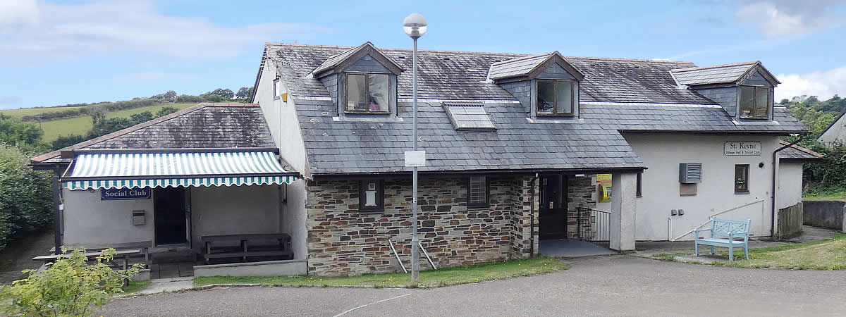 St Keyne Village Hall entrance